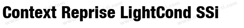 Context Reprise LightCond SSi Bold字体转换